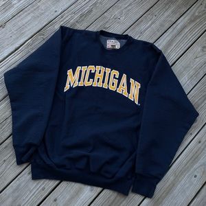 Vintage 90s Michigan Wolverine Crewneck Sweatshirt